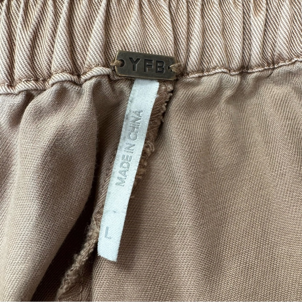 Young Fabulous & Broke 100% Tencel Wide Leg Pants Large - Picture 10 of 13